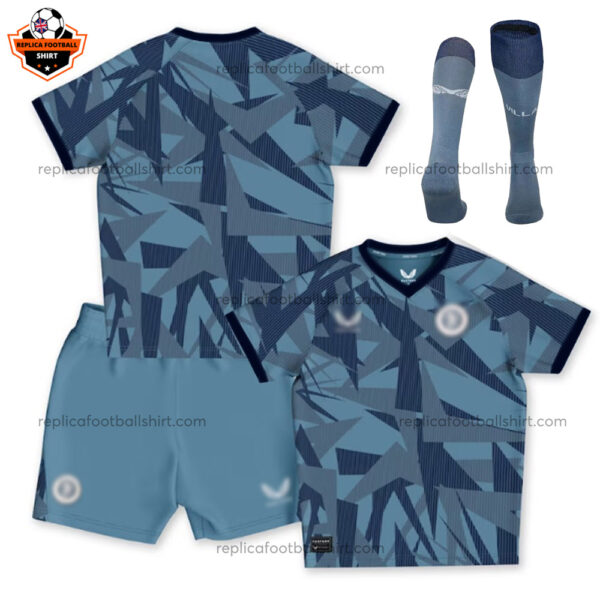 Aston Villa Third Kid Replica Kit 2023/24 - Overview