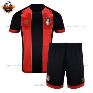 Bournemouth Home Kid Replica Football Kit 2024/25 - Front VIew