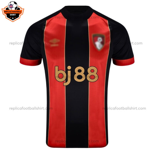 Bournemouth Home Men Replica Football Shirt 2024/25 - Front View