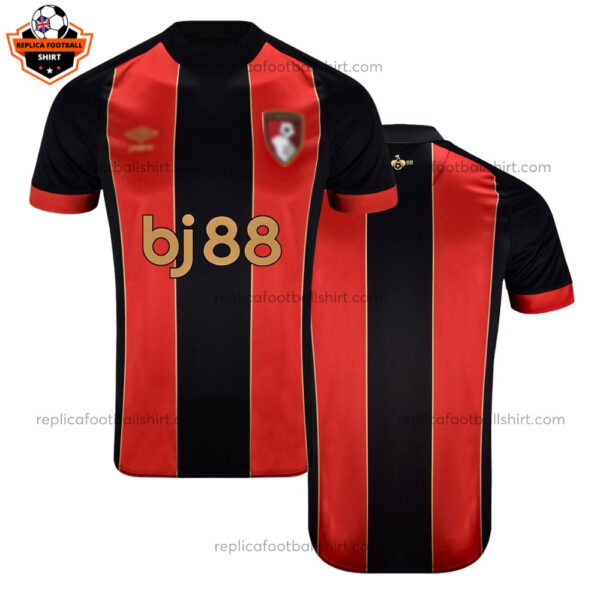 Bournemouth Home Men Replica Football Shirt 2024/25 - Over View