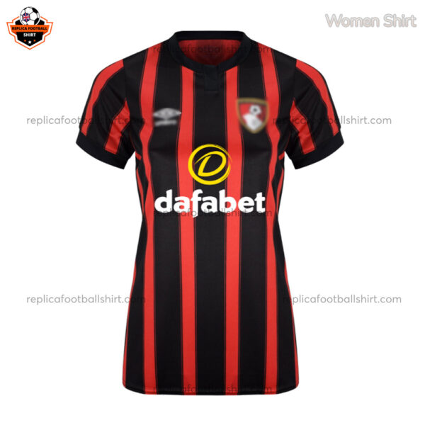 Bournemouth Home Women Replica Football Shirt 2023/24 - Front View