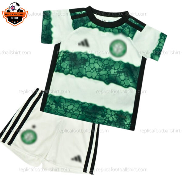 Celtic Home Kid Replica Football Kit 2023/24 - Front View