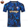 Chelsea Blue Pre Match Training Men Replica Football Shirt 2023/24 - Front View