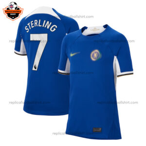 Chelsea Home Men Replica Football Shirt 2023/24 STERLING 7 - Over View