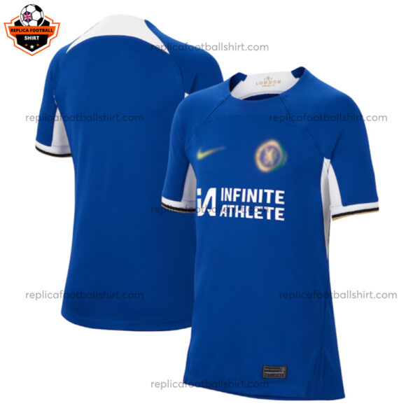Chelsea Home Men Replica Football Shirt 2023/24 Sponsor - Over View