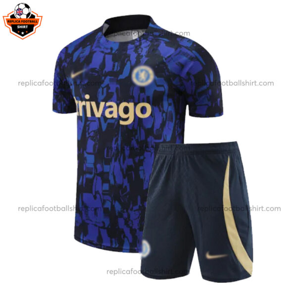 Chelsea Training Kid Replica Football Kit 2023/24 - Front View