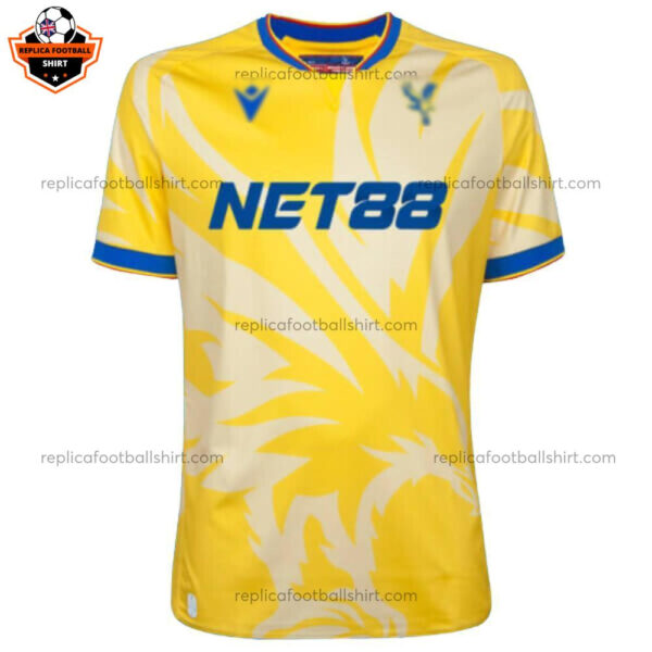 Crystal Palace Away Men Replica Football Shirt 2024-25 - Front View
