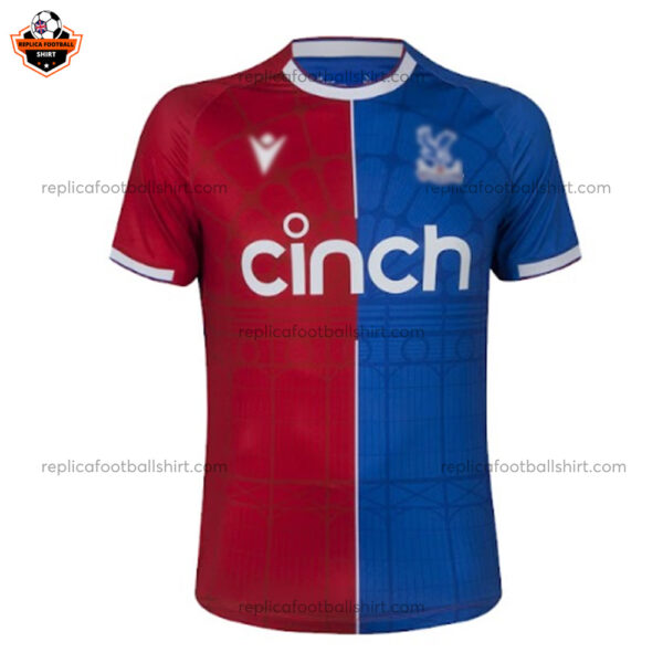 Crystal Palace Home Men Replica Football Shirt 23/24 - Front View