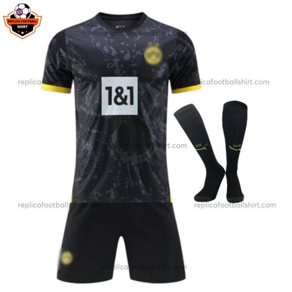 Dortmund Away Adult Replica Football Kit 2023/24 - Front View