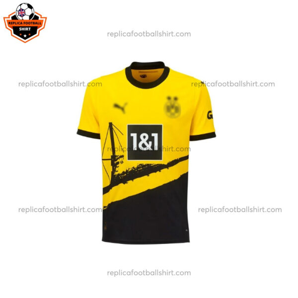 Dortmund Home Adult Replica Football Kit 2023/24 - Front Shirt View