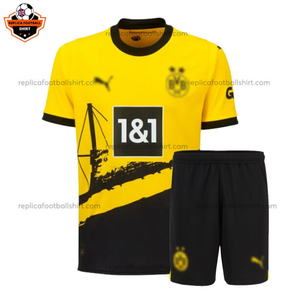 Dortmund Home Adult Replica Football Kit 2023/24 - Front View