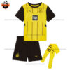 Dortmund Home Kid Replica Football Kit 2024/25 - Front View