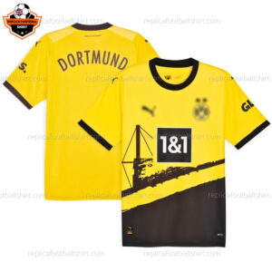 Dortmund Home Men Replica Football Shirt 2023/24 - Over View