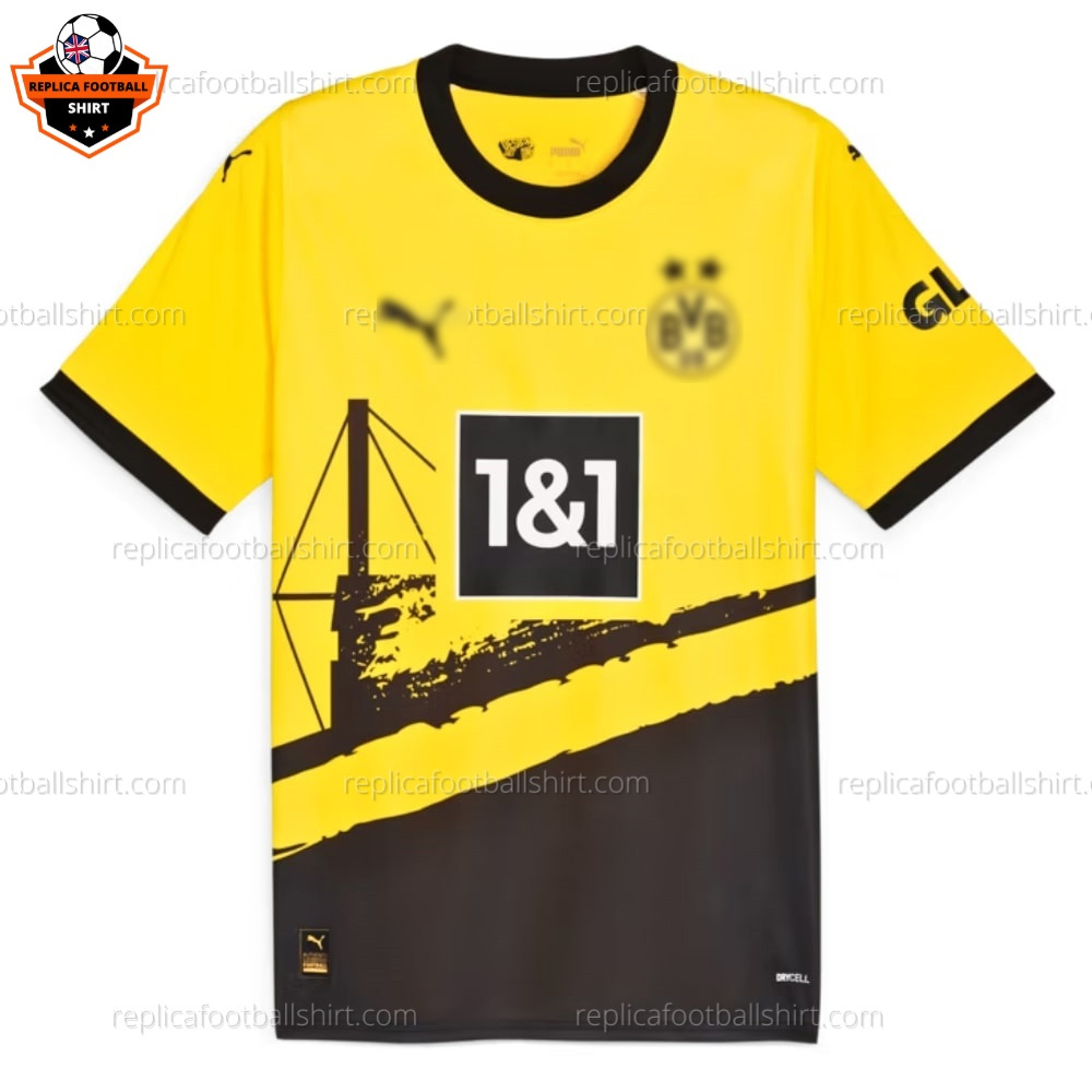 Dortmund Home Men Replica Football Shirt 2023/24 - Front View