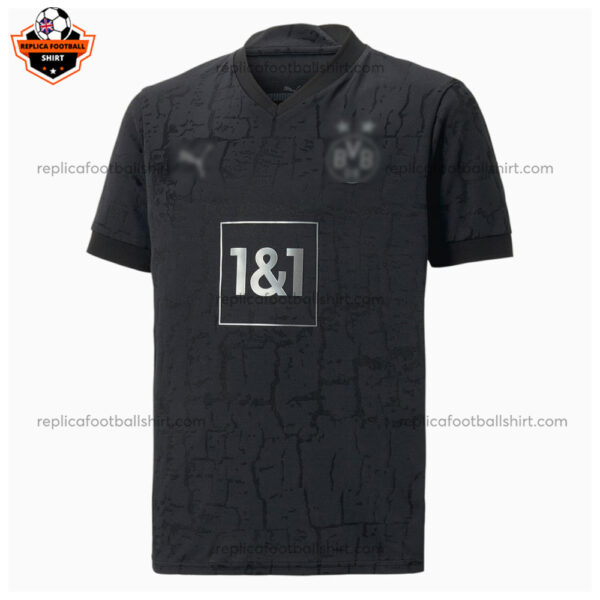 Dortmund Special Edition Black Men Replica Football Shirt 2022/23 - Front View