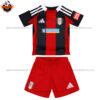 Fulham United Away Kids Replica Football Kit 2024/25 - Front View No Socks