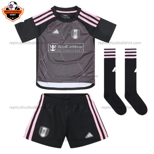 Fulham Third Kids Kit 2023-24 - Front View With Socks