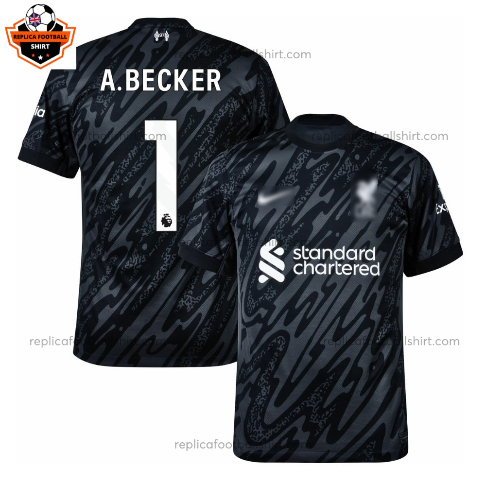 Liverpool A.Becker 1 Goalkeeper Men Replica Football Shirt 2024/25 - Over View