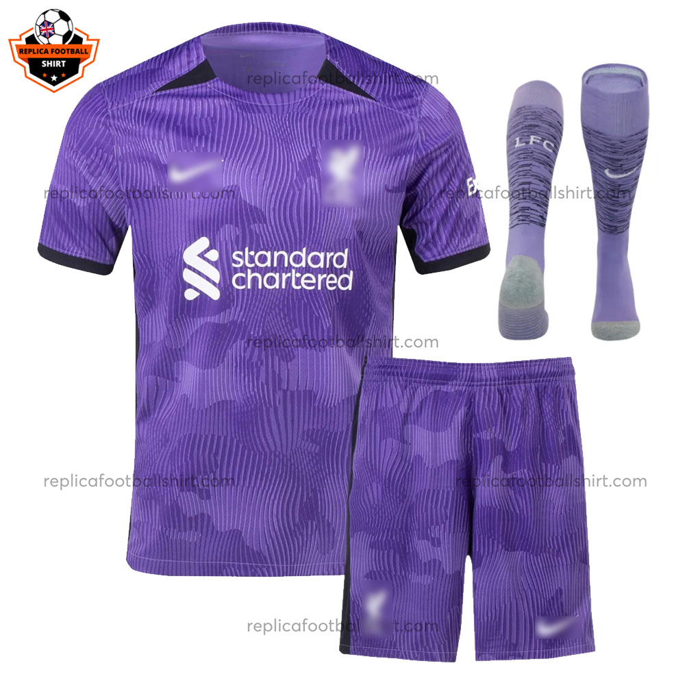 Liverpool Third Adult Football Kit 2023/24 - Front View