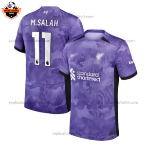 Liverpool Third Men Replica Football Shirt 2023/24 M.SALAH 11 Printed - Over VIew