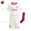Manchester United Third Kid Replica Kit 23/24 - Front View