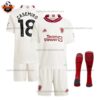 Man Utd Third Kid Replica Kit Casemiro 18 - front