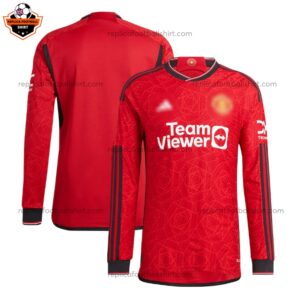 Manchester United Home Replica Shirt Long Sleeve - overview