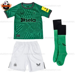 Newcastle Away Kid Replica Football Kit 2023/24 - Front View