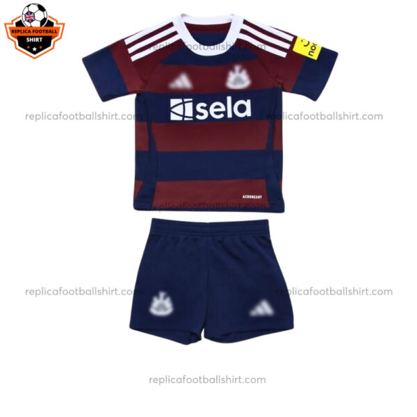 Newcastle Away Kid Replica Football Kit 2024/25 - Front View