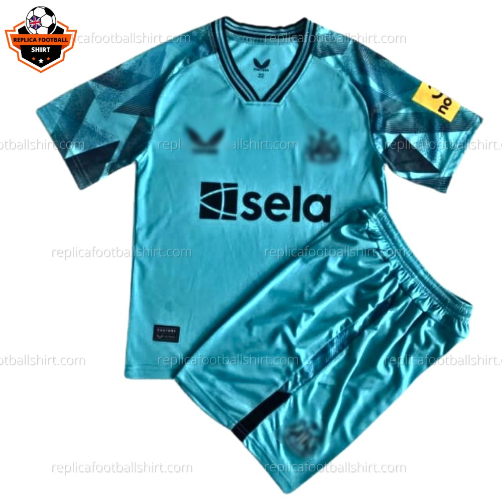 Newcastle Goalkeeper Away Kid Replica Football Kit 2023/24 - Front View