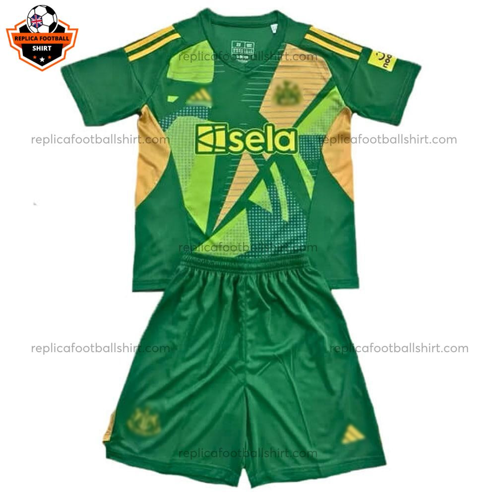 Newcastle Goalkeeper Kid Replica Football Kit 2024/25 - Front View