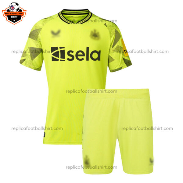 Newcastle Home Goalkeeper Adult Replica Football Kit 2023/24 - Front View