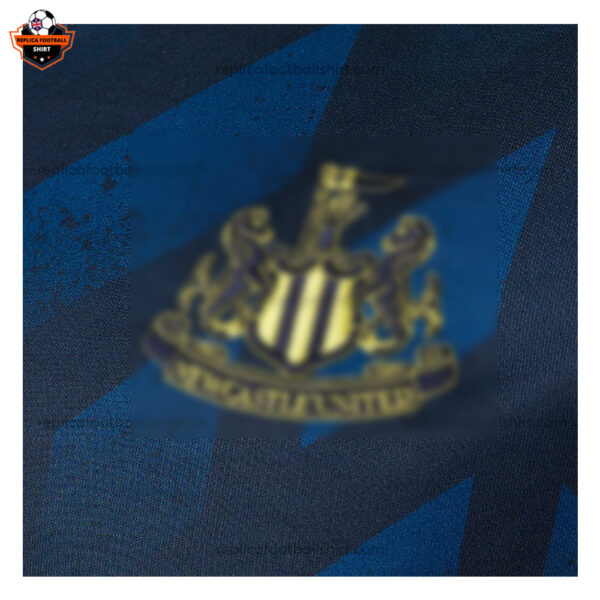 Newcastle Third Kid Replica Football Kit 2023/24 - Front logo view