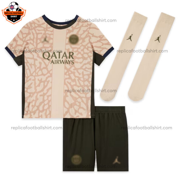 Paris Saint Germain Four Kid Replica Football Kit 2023/24 - Front View