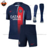 Paris Saint Germain Home Adult Replica Football Kit 2023/24 - Front View
