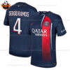 Paris Saint Germain Home Men Replica Football Shirt 2023/24 RAMOS 4 - over View