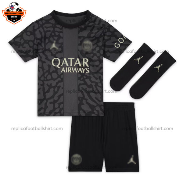 Paris Saint Germain Third Kid Replica Football Kit 2023/24 - Front View