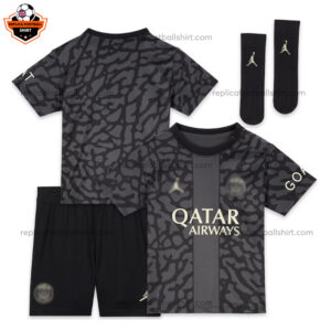 Paris Saint Germain Third Kid Replica Football Kit 2023/24 - Over View