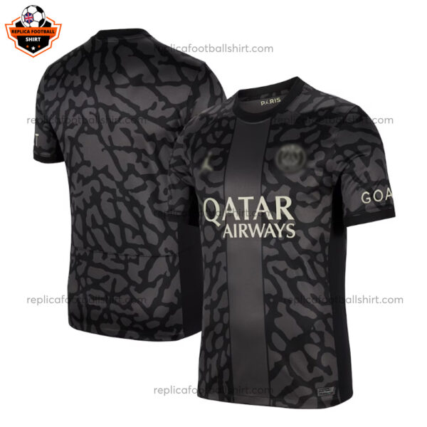 Paris Saint Germain Third Men Replica Football Shirt 2023/24 - over View
