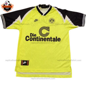 Retro Dortmund Home Men Replica Football Shirt 1995/96 - Front View