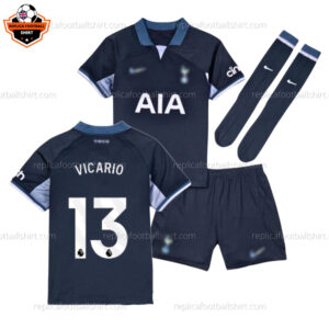 Tottenham Away Kid Replica Kit VICARIO 13 - front