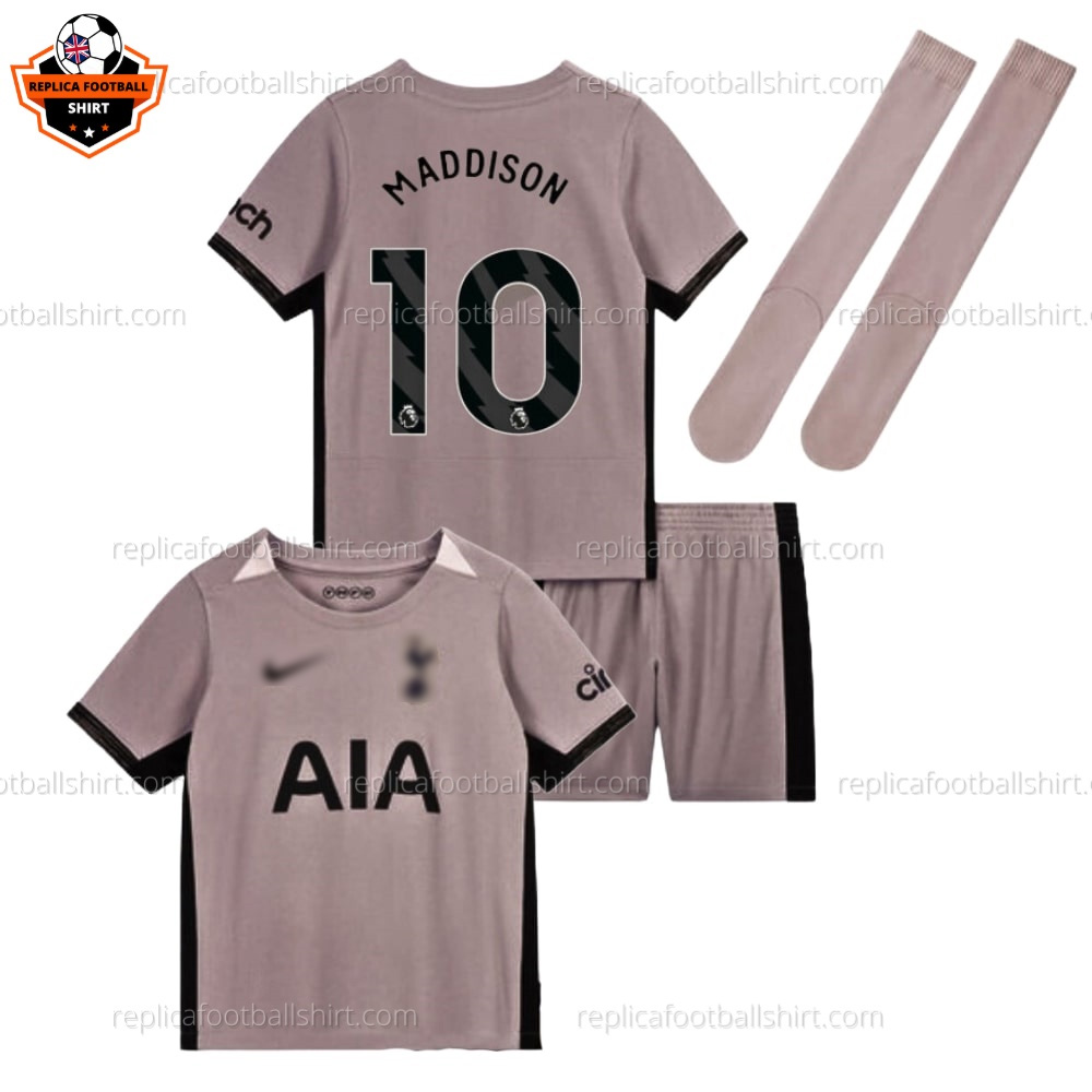 Tottenham Maddison 10 Third Kids Replica Kit 23/24 - front