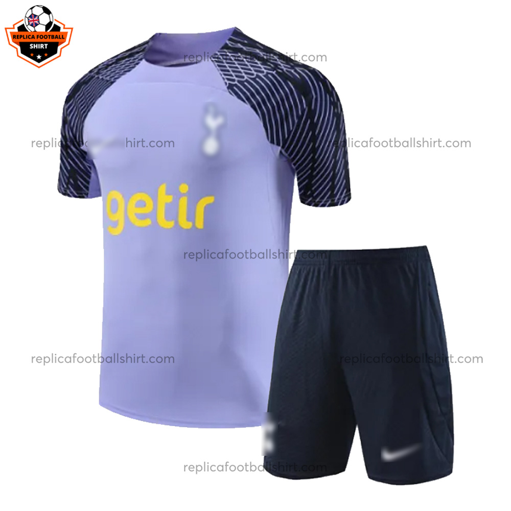 Tottenham Purple Training Kids Replica Kit - front
