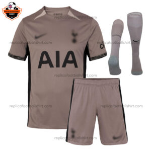 Tottenham Third Kid Kit 2023-24 No Socks_Replica Football Shirt - front
