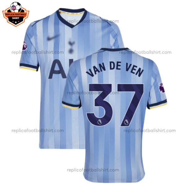 Tottenham VAN DE VEN 37 Away Replica Shirt 24/25 - front