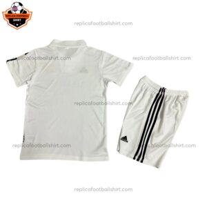 Retro Real Madrid Home Kid Replica Football Kit 2002/03 Back View