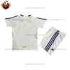 Retro Real Madrid Home Kid Replica Football Kit 2007/08 Back View