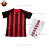 Retro AC Milan Home Kid Replica Football Kit 2008/09 Back View