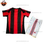 Retro AC Milan Home Kid Replica Football Kit 2010/11