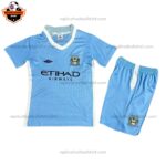 Retro Manchester City Home Kid Replica Football Kit 2011/12